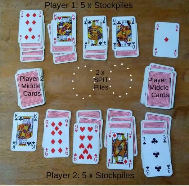list of card games for two players